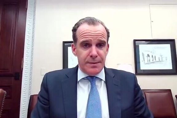 برت مکگورک در جلسه ویدیویی با رهبران جامعه یهودیان آمریکا، ۳۱ فروردینماه