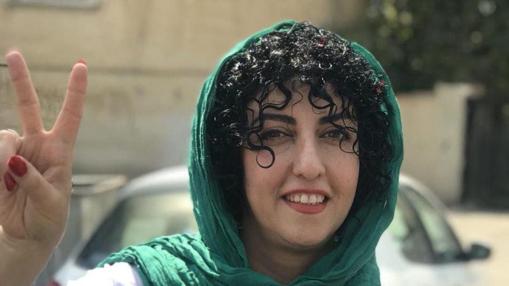 Iranian activist and Nobel Peace Prize laureate Narges Mohammadi 