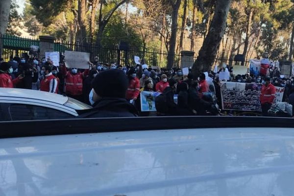 Firefighters Hold Protest In Tehran Demanding Higher Pay