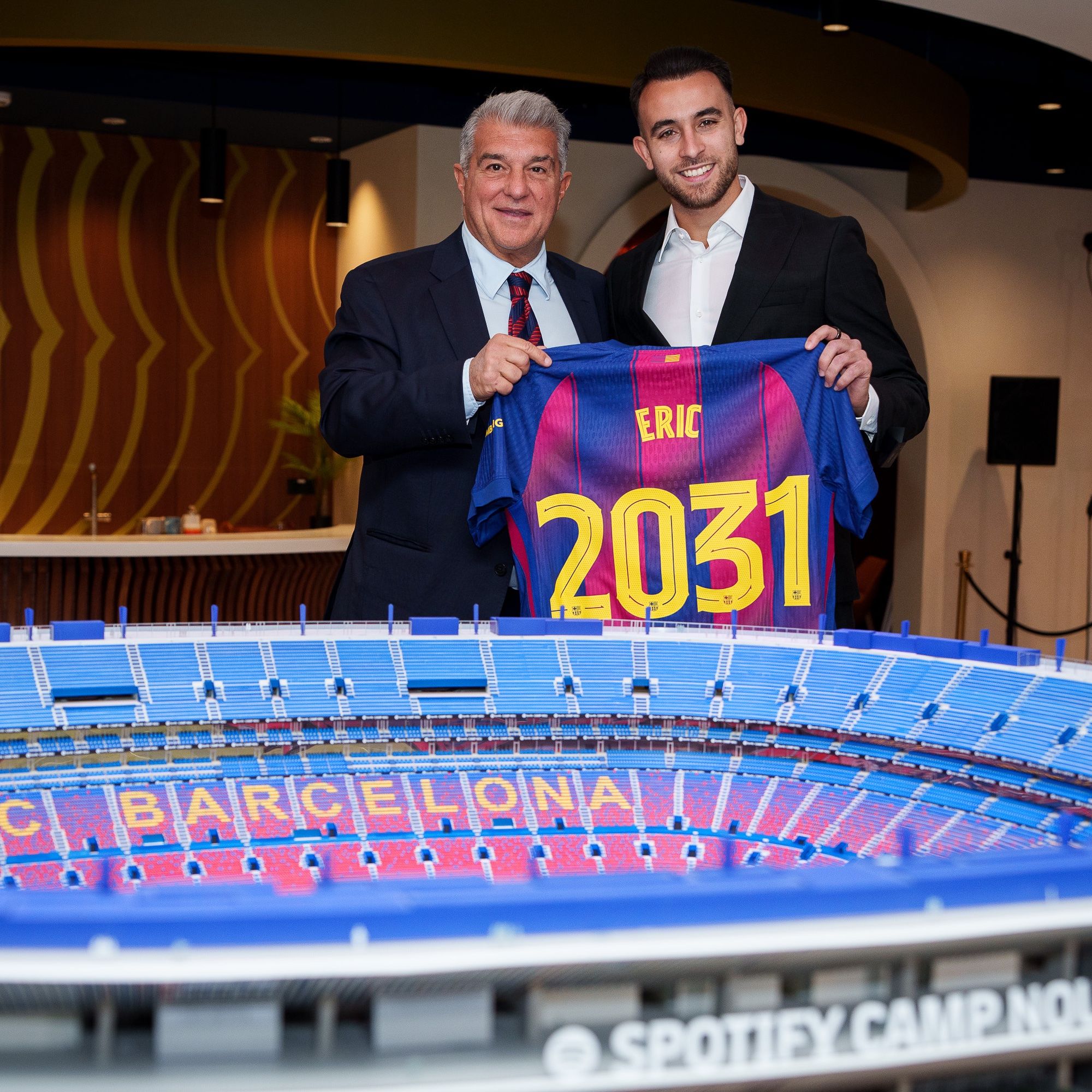 اریک گارسیا ستون دفاعی بارسا تا ۲۰۳۱