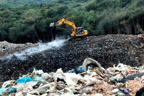 The landfill near Saravan in Iran’s northern Gilan province