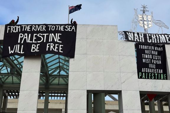 انجمن یهودیان استرالیا بالا رفتن طرفداران فلسطین از دیوار پارلمان را محکوم کرد