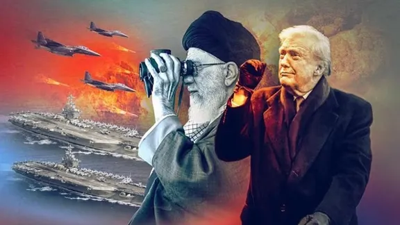 ترامپ: ناوگان عظیمی از نیروهای دریایی آمریکا در حال حرکت بهسوی ایران است