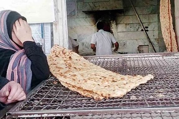 A bakery in Iran selling traditional flat breads. FILE PHOTO