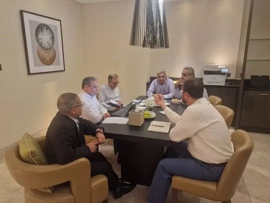 Iran delegation in Muscat