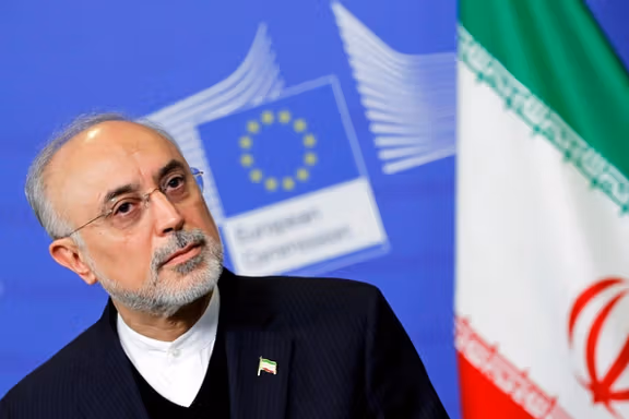 Iran's former nuclear chief Ali Akbar Salehi at the EC headquarters in Brussels, Belgium November 26, 2018