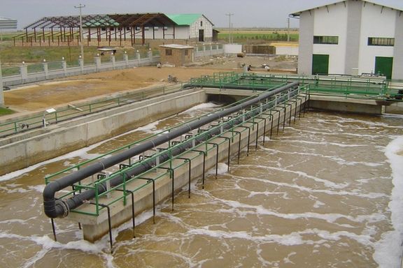 A wastewater treatment plant in Iran