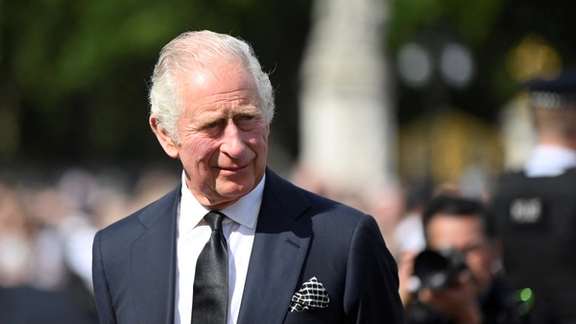 King Charles III of Britain on September 9, 2022
