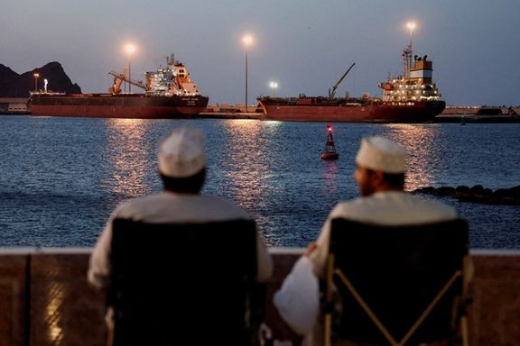 The Galaxy Globe bulk carrier and the Luojiashan tanker sit anchored as Iran vows to close the Strait of Hormuz, amid the US-Israeli conflict with Iran, in Muscat, Oman, March 9, 2026.