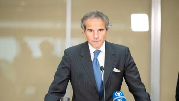 غروسي: بإمكان إيران خلال أسابيع رفع مستوى تخصيب اليورانيوم إلى 90%