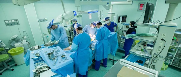 An operation room in Mashhad, northeastern Iran