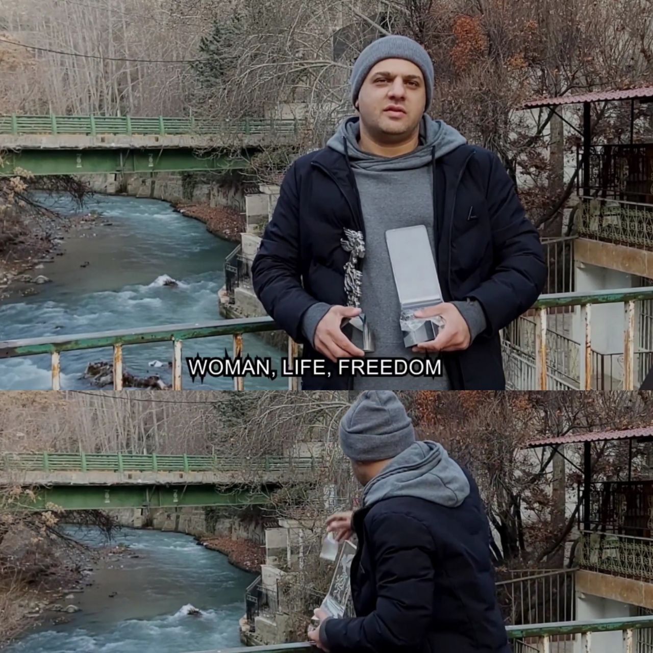 مخرج إيراني يلقي جائزتيه في النهر.. ويؤكد: لن أصنع أفلاما في وجود هذا "النظام القاتل"