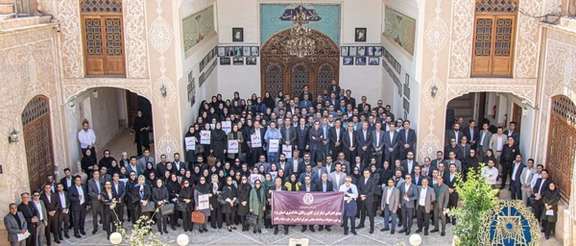 Lawyers protest in the city of Yazd, central Iran (A)