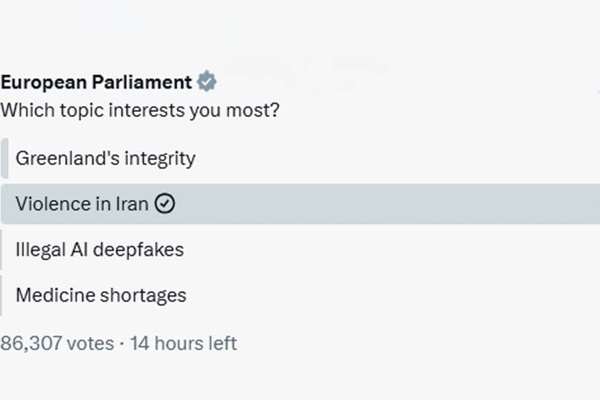 مخاطبان پارلمان اروپا: خشونت در ایران مهمترین موضوع است