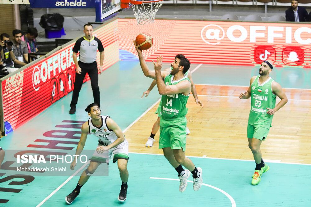 نیمه نهایی کاملا ایرانی؛ صعود بسکتبال ذوب‌آهن به نیمه‌نهایی سوپرلیگ غرب آسیا