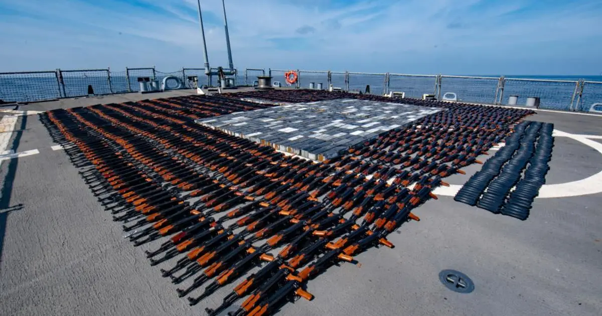 U.S. Navy Intercepts More Than 2,000 Assault Rifles Shipped from Iran >  United States Navy > News Stories