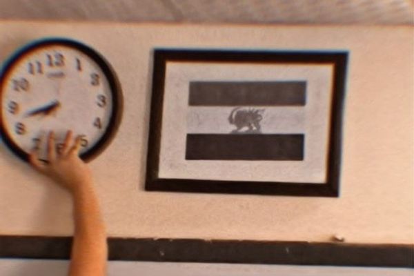 نصب پرچم شیر و خورشید در مدرسهای در کرج