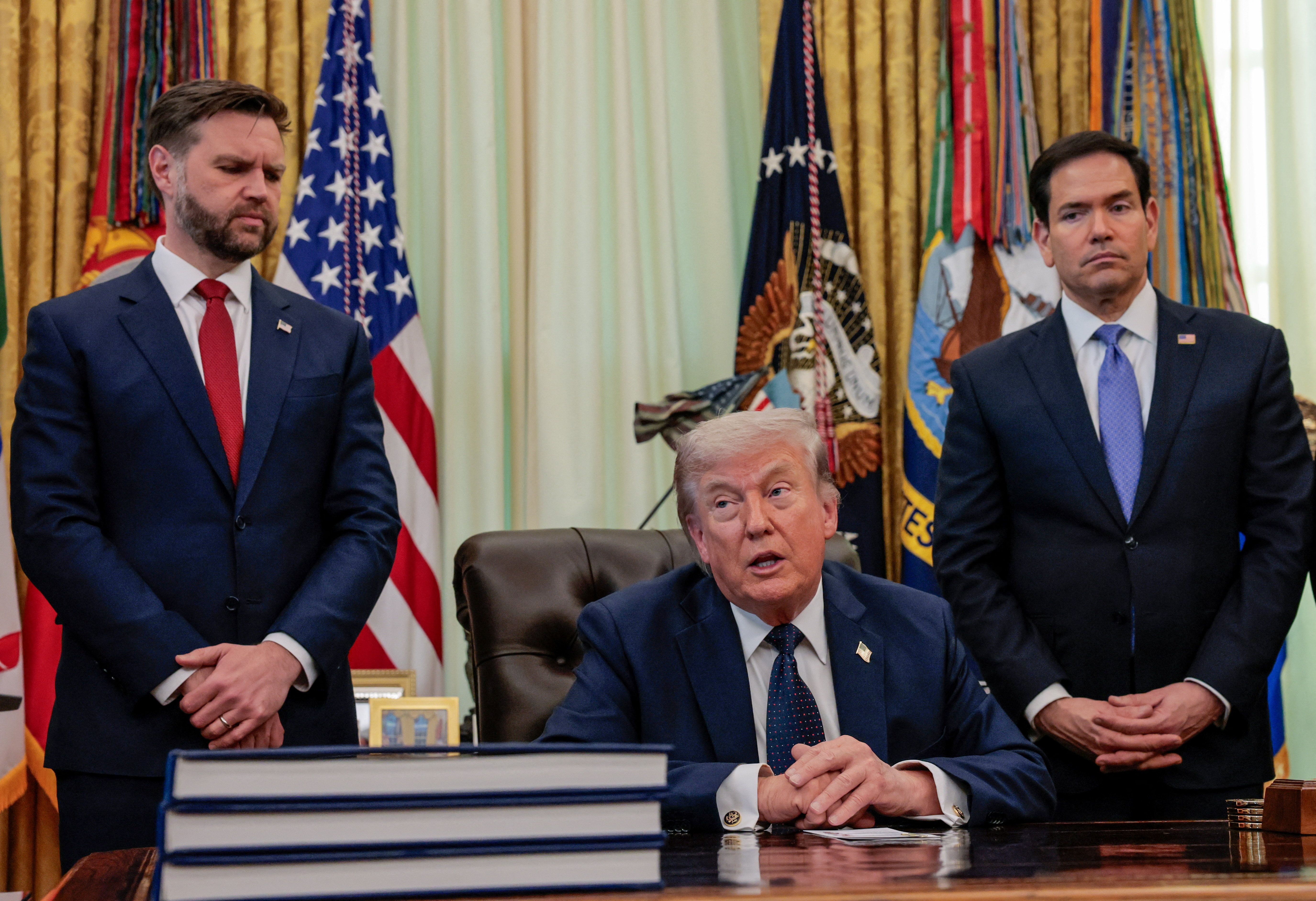 Trump says Iran wants a deal but their leaders 'fighting like cats and dogs'