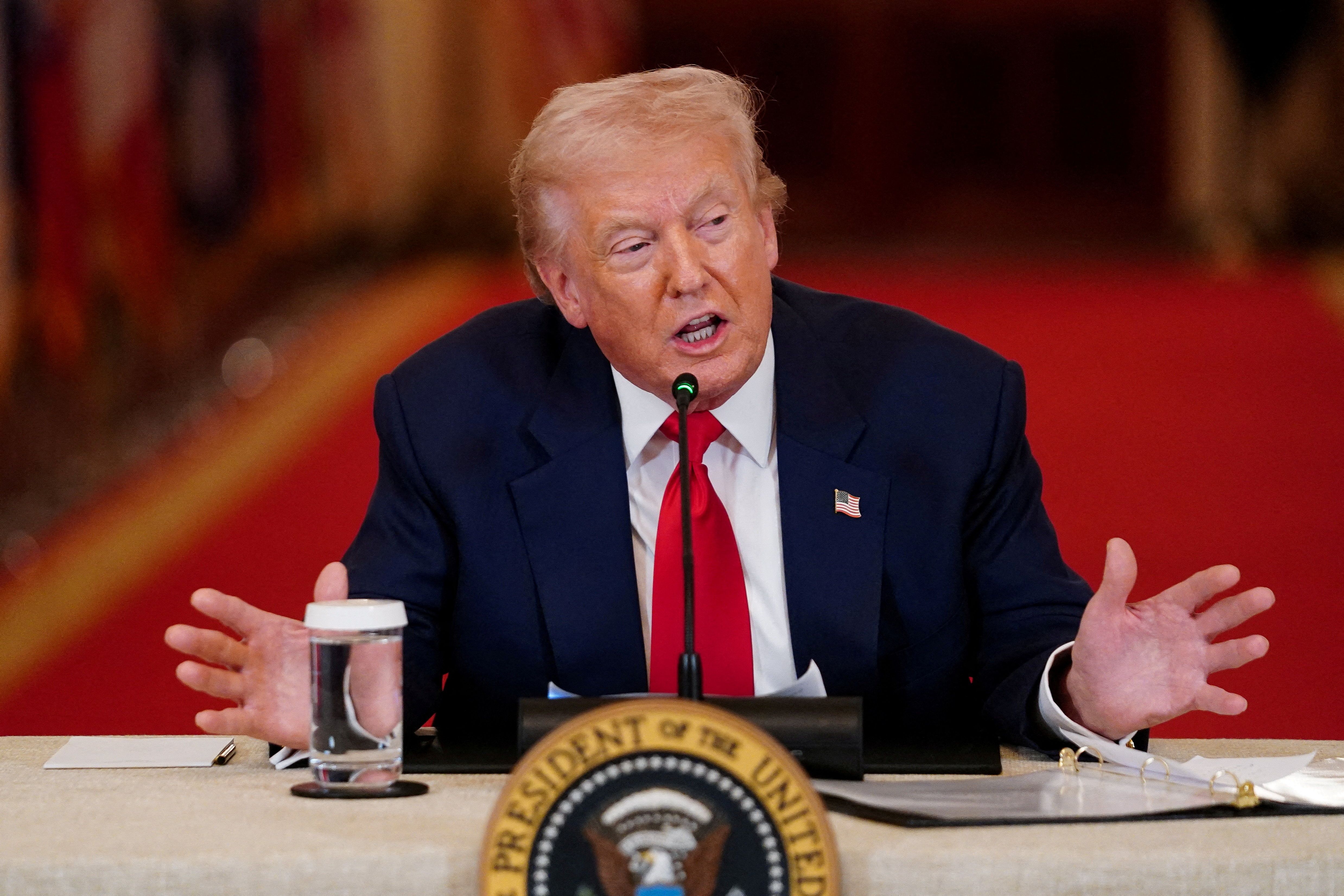 دونالد ترامپ: جمهوری اسلامی به دنبال تسلط و حکمرانی بر خاورمیانه بود