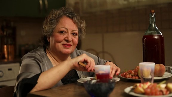 Lily Farhadpour in a scene from My Favorite Cake.