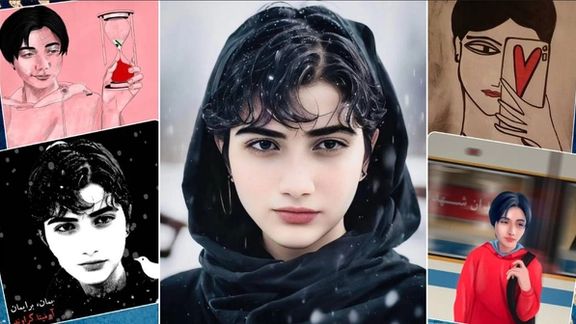 Artpieces made by Iranians in memory of Armita Geravand
