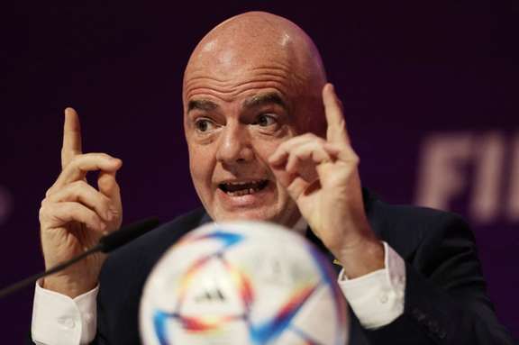 FIFA president Gianni Infantino