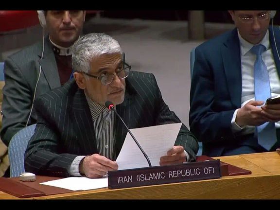 Iran’s ambassador to the UN Amir Saeed Iravani