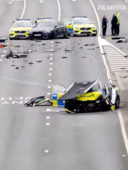 جوان ۲۰ ساله ایرانی در اولین قرار عاشقانهاش با پنج خودروی پلیس تصادف کرد