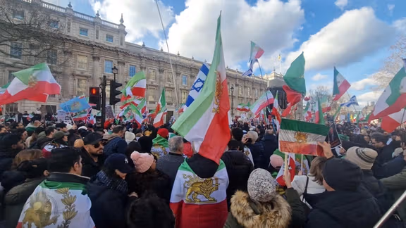 تجمع ایرانیان در لندن