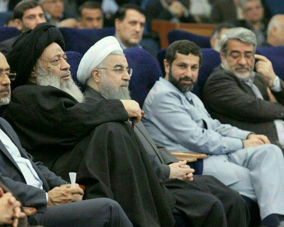 Mohammad Ali Jazayeri (left), the former representative of Ali Khamenei in Khuzestan