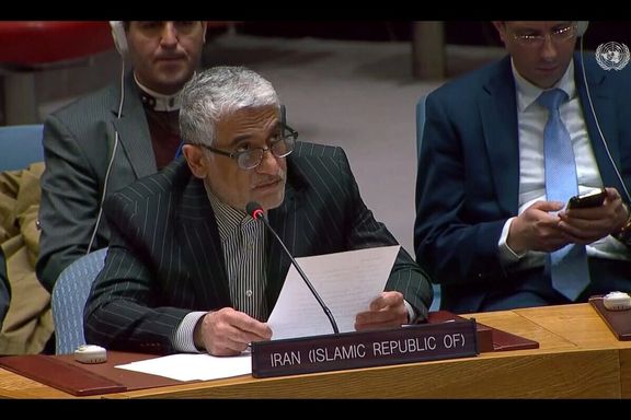 Iran’s ambassador to the UN Amir Saeed Iravani