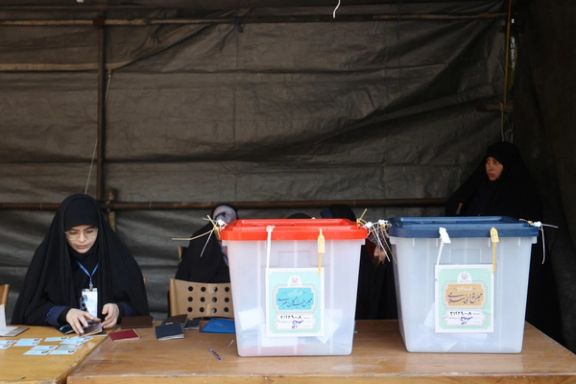 A polling station in Iran on March 1, 2024