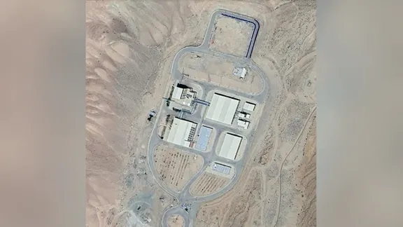 New satellite images suggest a hidden Iranian nuclear site. Image: National Council of Resistance of Iran