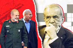 IRGC chief backs state broadcaster amid clashes with Pezeshkian, Ghalibaf