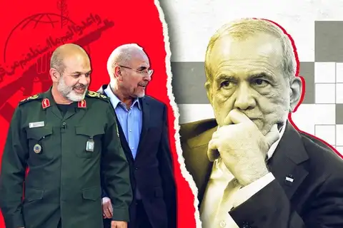 IRGC chief backs state broadcaster amid clashes with Pezeshkian, Ghalibaf