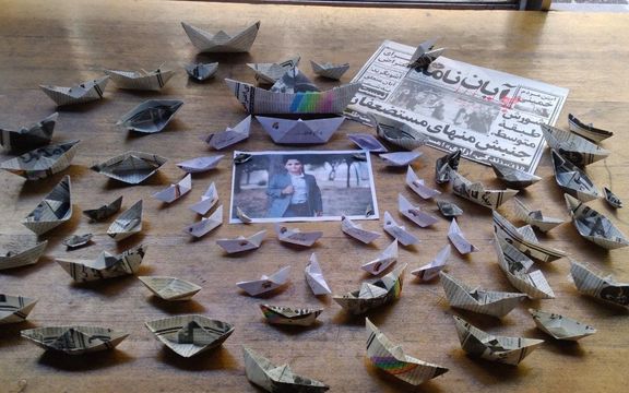 قایقهای دانشجویان دانشگاه تهران به یاد کیان پیرفلک