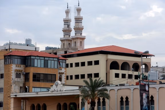The Embassy of Kuwait is pictured in Beirut, Lebanon October 31, 2021.