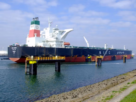 File photo of an Iranian oil tanker