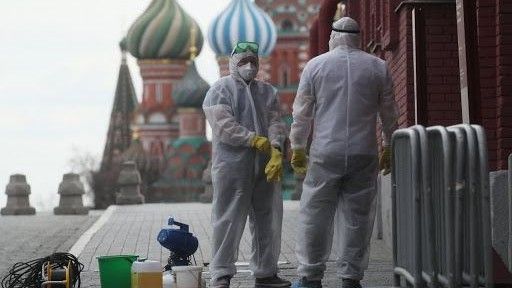 تعداد بیماران بستری مبتلا به کرونا در مسکو به میزان اوج شیوع کرونا در ۲۰۲۰ رسید