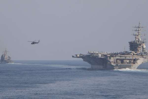 US Deploys Naval Strike Group To Persian Gulf