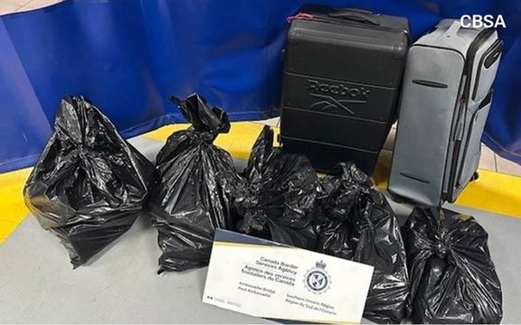 راننده ایرانی با ۲۳ میلیون دلار کوکائین در مرز آمریکا و کانادا بازداشت شد