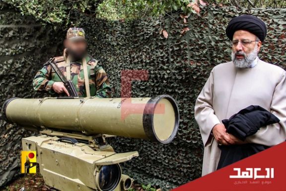 تصویری که حزبالله لبنان از بازدید رئیسی از یکی از پایگاههایش در جنوب لبنان منتشر کرد