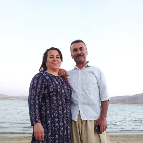 شهین عبدالقادری و همسرش، عثمان مامه