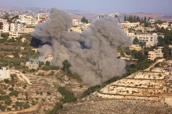 Smoke rises after Israeli strikes following Israeli military's evacuation orders, in Chehour, southern Lebanon November 19, 2025.