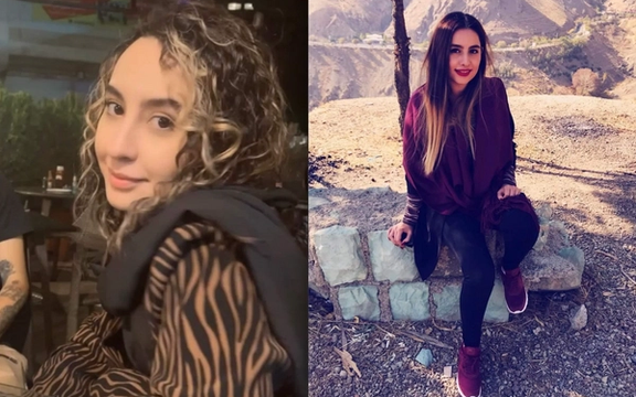 Anahita Farahmand (left) and Sara Behzadi (file photo)