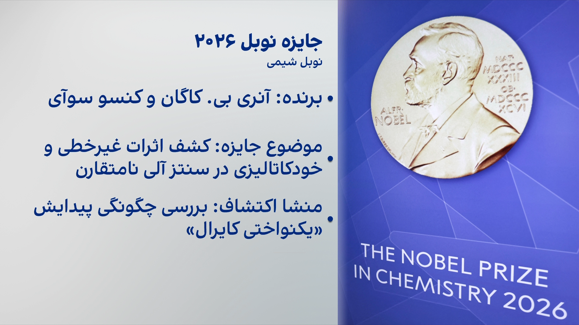 نوبل شیمی ۲۰۲۶ برای حل یک معمای قدیمی مولکولی