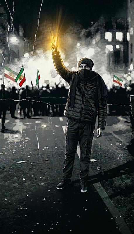 علی‌رضا صفوی فاضلی؛ معترضی که با علامت پیروزی جاویدنام شد