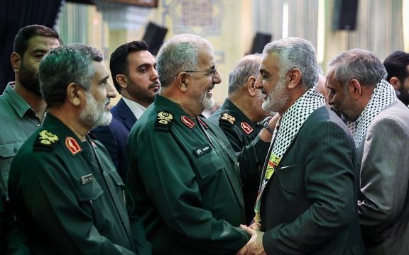 بازیگر نقش قاسم سلیمانی در مراسم رضی موسوی