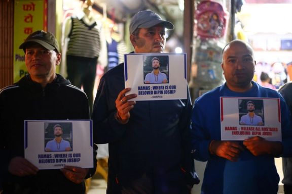 خانواده دانشجوی نپالی در بند حماس خواهان آزادی او شدند