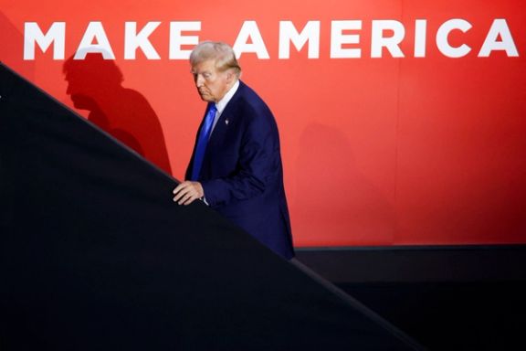 Republican presidential nominee and former U.S. President Donald Trump arrives Day 2 of the Republican National Convention (RNC), at the Fiserv Forum in Milwaukee, Wisconsin, US, July 16, 2024.